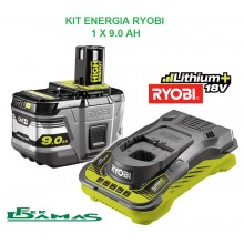 KIT ENERGIA RYOBI 9.0 AH ART. RC18150-190
